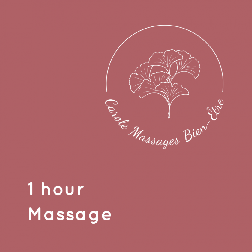 Giftcard 1 hour Massage Carole Massages BienÊtre